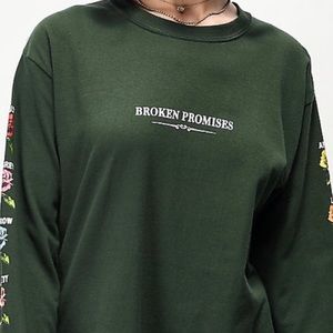 Broken Promises Green Tee